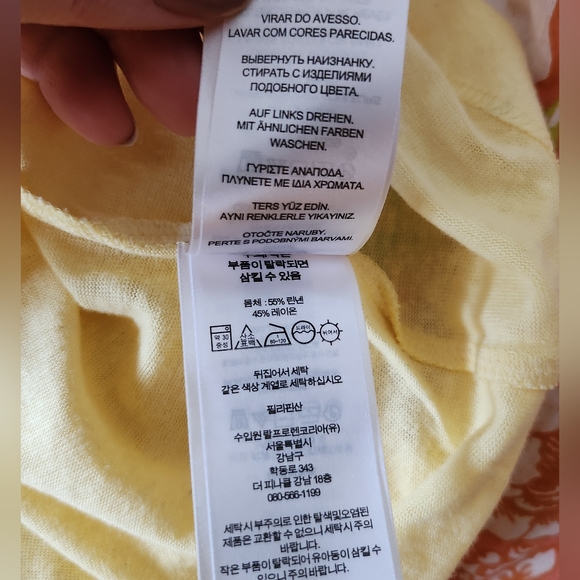 LRL Black Label Linen Blend Tunic Size XL - Picture 12 of 15